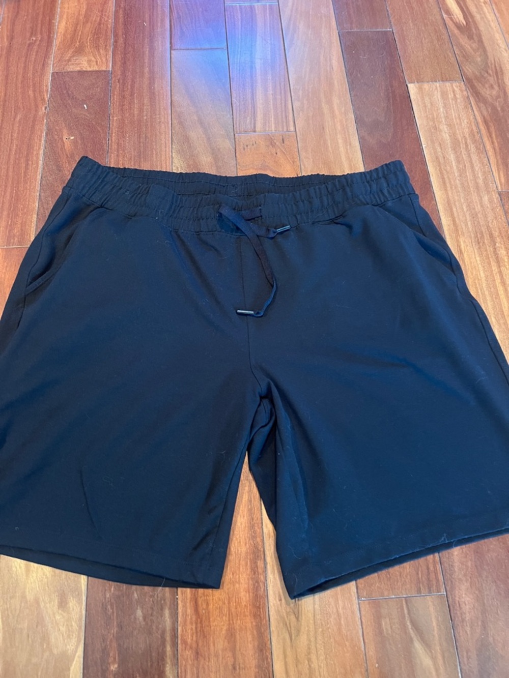 Mondetta Black Athletic Drawstring Shorts